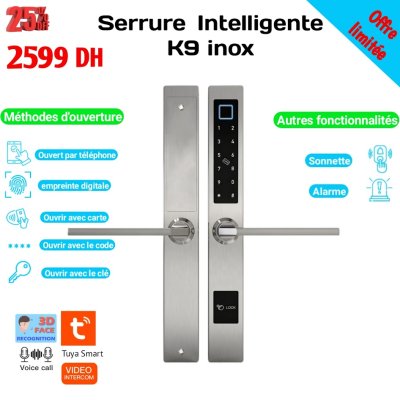 serrure intelligent k9 inox