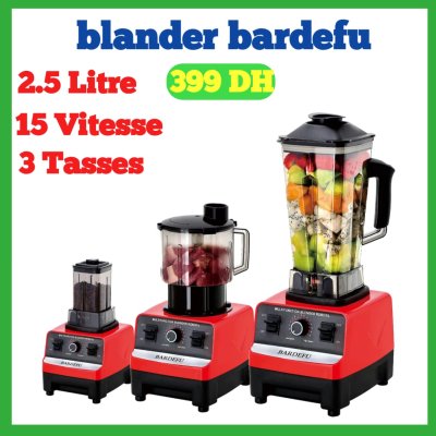 blander bardefu plastique 2.5 litre